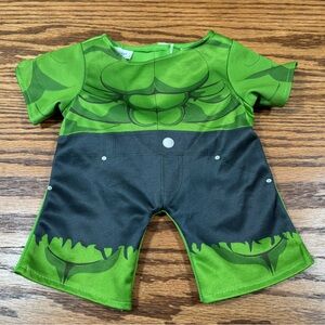 BUILD A BEAR BABW Disney Marvel Avengers Hulk Costume Outfit Plush